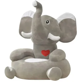 vidaXL Kindersessel Elefant grau