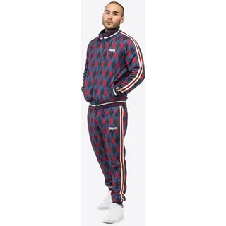 Lonsdale Redford Slim Fit Trainingsanzug Navy/Red/Ecru XL
