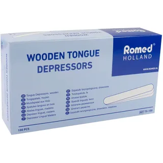 Romed Mundspatel aus Holz 100 Stück)