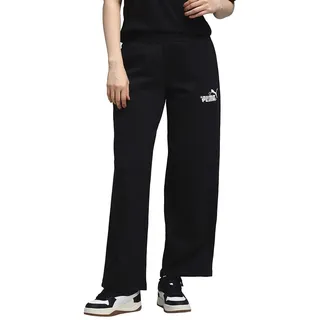 Puma Nature 2.0 Comfort Logo Straight Pants FL Schwarz XS