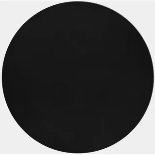 KADIMA DESIGN NECKAR Kurzflorteppich 160 x 160 cm Schwarz