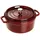 10 cm rund grenadine-rot