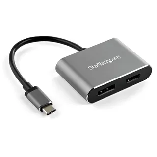 Startech USB C Multiport Video Adapter 20,50 cm Grau/Schwarz