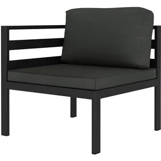 vidaXL Modular-Ecksofa anthrazit