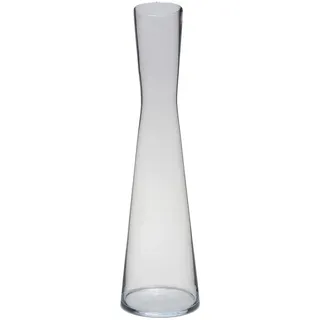 INNA-Glas Schlanke Bodenvase Syrma aus Glas, transparent, 60 cm, Ø 14,5 cm - Schmale Vase