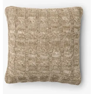Marc O'Polo Home Dekokissen Ainaa, Aus nachhaltiger Baumwolle, gestrickt beige