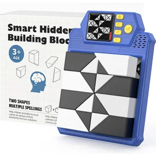 ICEKO Kreativbausteine Würfelmosaik - IQ Puzzler Pro mit 210 Herausforderungen - Logik- & Denkspiel für Kinder ab 6(auch für Erwachsene)– Fördert Kreativität, räumliches Denken & Feinmotorik