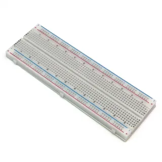 BerryBase Breadboard 830 Kontakte Weiß