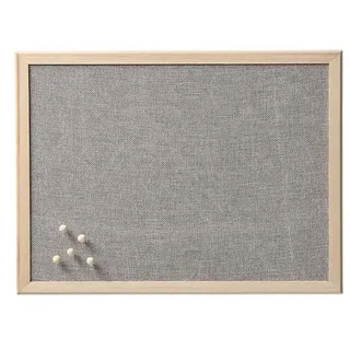 Zeller Pinnwand 40 x 30 cm Grau
