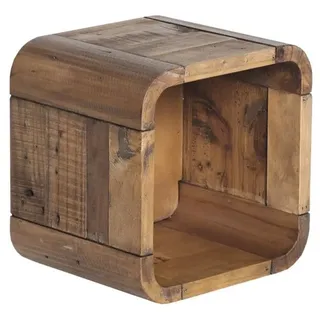Woodkings Wandregal Dingle 30 x 30 x 30 cm Braun