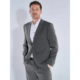 engbers Herren Anzug-Sakko gemustert Grau slim fit - 98