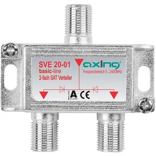 Axing SAT-Verteiler 2-fach 5 - 2400 MHz