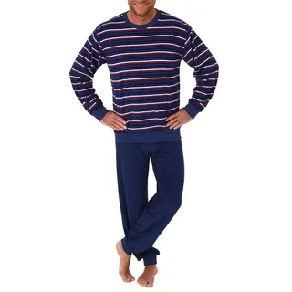 normann Frottee Pyjama lang Blau 60/62