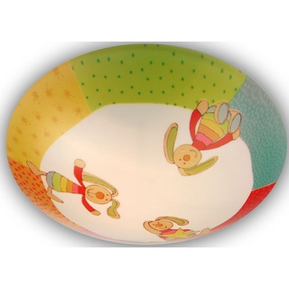 Deckenleuchte NIERMANN "Rainbow-Rabbit" Lampen Gr. 1 flammig, Höhe: 9 cm, bunt Kinderlampe Deckenlampen Deckenschale Rainbow Rabbit