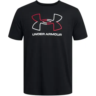 Under Armour Foundation Sportshirt Herren 001 black/red/white XS
