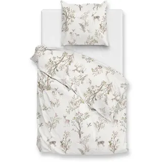 Zo Home Hazel Rehe/Hirsch/Enten Beige 135 x 200 cm + 80 x 80 cm
