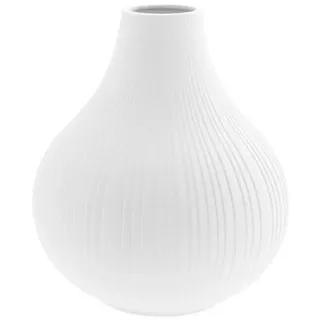 Storefactory Scandinavia Dekovase Vase EKENAS XL weiß, Ø 21x25 cm weiß