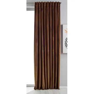 Gardinenbox Milano Schlaufen 235 x 135 cm Taupe 1 Stück