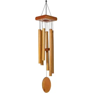 CIM Klangspiel - Asia Bambus - Windspiel Gesamtlänge: 79cm - inkl. S-Haken Aufhängung - wetterfest