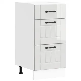vidaXL Unterschrank Lucca 0 x 0 x 0 cm Weiß