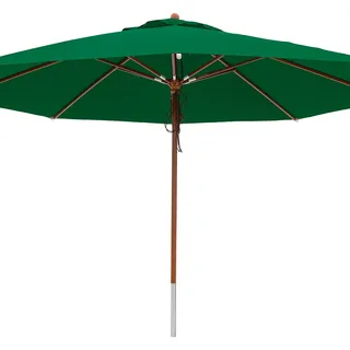 anndora® Sonnenschirm Marktschirm Gastronomie ø 4 m rund - mit Winddach Grün
