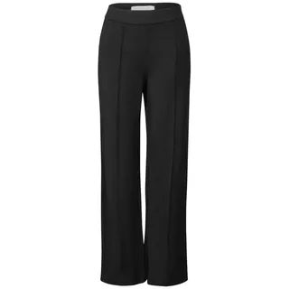 STREET ONE Damen A378284 Hose Im Casual Fit, Schwarz, 36W / 30L EU