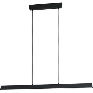 EGLO Simolaris-Z 1-flg. 122 cm schwarz, dimmbar, LED
