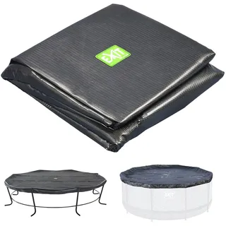 EXIT Pool-Abdeckplane, für Pool oder Trampolin Ø 360-370 cm schwarz
