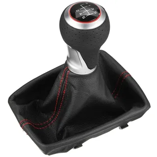 WPFC 6 Geschwindigkeits-Auto-MT Schaltknauf Gamasche Boot-Abdeckung, Für Audi A4 S4 B8 8K A5 8T Q5 8R S-Line 2007-2015