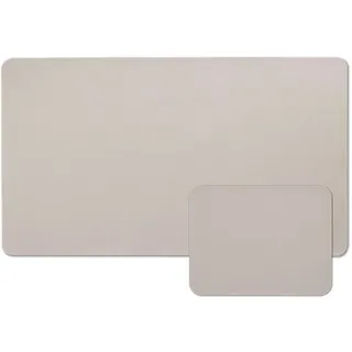 Zeller Present Organizer Schreibtischunterlage inklusive Mousepad (Set, 2 St), Kunstleder, leicht abwischbar weiß