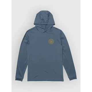 Salty Crew Global Hood Sunshirt Pilot Blue L