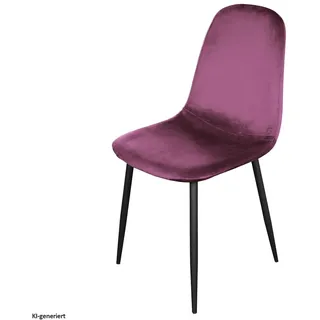 Hti-Living Esszimmerstuhl Savannah Velvet rosa