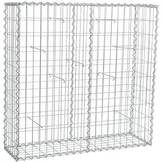 Estexo Gabione Steingabionen Steinkorb 100 x 100 x 30 cm