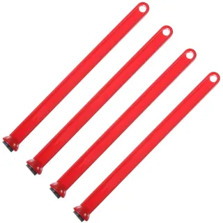 QUARKZMAN 4Stk Magnetisch Deckelheber Einmachen Kit Magnetisch Einmachen Deckel für Töpfe Einmachgläser Rot