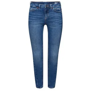 Esprit 7/8-Jeans Slim-Fit-Jeans mit mittlerer Bundhöhe blau 31/28