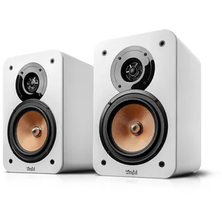 Teufel Ultima 20 Mk4 - HiFi Regallautsprecher 2.0, Kompakt & Leistungstark | Phase-Plug, Präziser Sound und Bass, 2-Wege-System, Bassreflex-Aufbau - Weiß