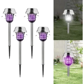4 Stück Solarlampe Antizanzare Garten Terrasse Camping Außen IP65 Eznaobo