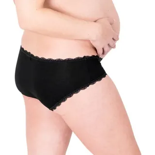 petit amour Umstandsslip GRETCHEN Schwangerenslip Still-Unterhose Still-BH Umstandsmode (1-St) Professionelles Design für Umstands- & Stillmode made in Hamburg. schwarz S (36/38)