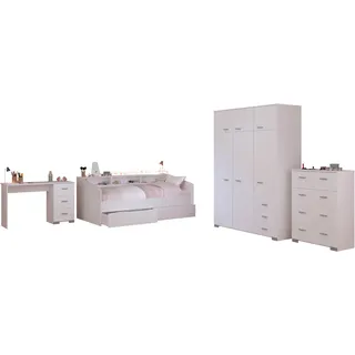 Parisot Jugendzimmer-Set "Sleep 40", weiß, B:113cm H:82cm T:203cm, Holzwerkstoff, Schlafzimmermöbel-Sets