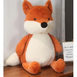 EXQULEG Kuscheltier Fuchs Plüsch Spielzeug Flauschiger Stofftier zum Spielen Fuchs Plüschtier für Mädchen und Jungen Kinder und Baby (50cm)