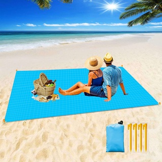 HIQU and HIST Picknickdecke 110 x 150 cm, Stranddecke Wasserdicht Sandabweisende Tragbare Ultraleicht Ideal für Outdoor-Aktivitäten,Strand,Camping, Wandern, Picknick, Reisen -0.15kg