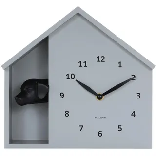 Karlsson Wanduhr Peeking Doggy - B/H/T ca. 26,00x29,00x10,30