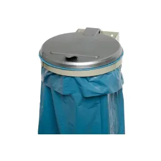 VAR Abfallsammler 120 l Silber