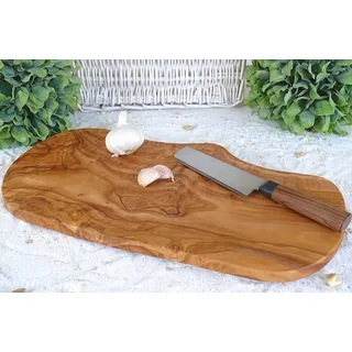 Schneidebrett XXL aus Olivenholz > 50 cm – rustikal & massiv - Naturbelassen