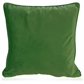 H.O.C.K. Dekokissen Nobile Samt, Kissenhülle mit Füllung, 1 Stück grün 60 cm x 60 cm