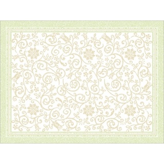 Sovie HORECA Tischset Lara in grün aus Linclass® Airlaid 40 x 30 cm, 100 Stück - Ornamente Floral