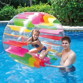 Akemaio Sommer Aufblasbarer Wasserrad Simming Pool-Wasser-Rad-Hamster-Rad-Wasserspielzeug Wasser Roller Roller Float