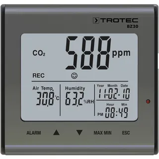 Trotec CO2-Luftqualitätsdatenlogger BZ30