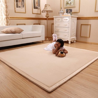 Memory-Schaum Baby-spielmatte Bodenmatte, Wasserdichter Nicht-Slip Tatami Bodenmatte Weich Spielmatte Japanische Tatami-Matte Wohnzimmer Mit Schlafzimmer-beige 150x200cm(59x87inch)