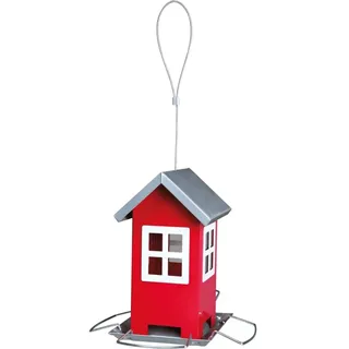 Trixie 55630 Futterhaus, 1.000 ml/20 cm, rot/silber
